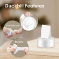 Maymom Pump Parts Compatible with Spectra S1 S2 9 Plus Breastpump Replace Backflow Protector Membrane Duckbill Valve Tub
