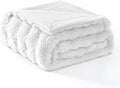 Modern Threads Water-Resistant Faux Rabbit Fur Pet Blanket for Dogs & Cats – Ultra-Soft Couch, Bed & Crate Protector, 30x40 White