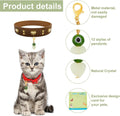 DELORIGIN 12pcs Evil Eye Heart Collar Pendants for Cat Dog, Gemstone Jewelry Charms Lampwork Pet Collar Pendants Clip-on Charms for Bag Decor Keychain Pet Necklace Training Home Decoration