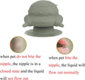 Puppy Milk Feeders for Multiple Puppies Kitten Feeding Bowl with 4 Nipples Silicone Nursing Bottle 235ml Food Water Feed