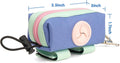 Dog Poop Bag Holder for Leash, Large-Capacity Canvas Pouch, Purple