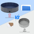 Foldable Dog Bath Pool, Collapsible Pet Swimming Pool Bath Tub for Dog Cat, Anti-Slip Pets Bath Tub Suitable for Indoor 