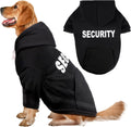 Dog Basic Hoodie Soft Dog Clothes Cold Weather Sweaters for Medium Large Dogs Cozy Fabric Warm Sweatshirt with Leash Hol