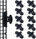 LINLAN 10 Pieces Aquarium Divider Suction Cup Clips, Glass Fixing Clips, Plastic Mesh Board Isolation Holders for Fish T