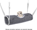 Ferret Tunnel Hanging Hammock Bed, Small Animal Rats Squirrel Toy