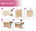 Pet Wooden Hay Feeder for Rabbits, Guinea Pigs, and Chinchillas