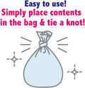 BOS Amazing Odor Sealing Cat Waste Bags - Durable and Unscented [Size: S, Color: light blue] (90 count, Pack of 1) (90 Bags)★May be too small to get a litter scoop inside!