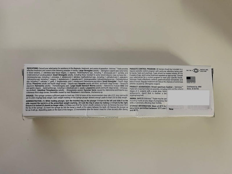 Vetrimec Paste (Ivermectin 1.87%)
