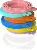 8 pack Silicone Pet Food Can Lids for 3 Size, Multicolor