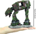 YZHZOM at-at Walker Aquarium Decorations Cool Fish Tank Decorations ATAT Walker Aquarium Decor Aquarium Castle Decor Bet