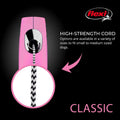 FLEXI New Classic Cord Retractable Dog Leash for Small Dogs up to 26 lbs. – 16 ft., Pink | Tangle-Free Pet Walking Leash with One-Handed Brake, Pause, Lock|German Quality Product