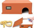 Reptile Hide Snake Hide,with a Humidification Groove Equipped with a Temperature and Humidity Sensor,Humid Hideout for S