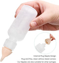 Pack of 5 Pet Feeding Bottle, Reusable Nursing Bottles Kits with Silicone Nipple, Replacement Original Feeding Bottle fo