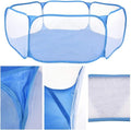 Hamster Foldable Exercise Playpen, Breathable and Transparent Pet Playpen, Indoor/Outdoor Cage Small Animal Fence for Sy
