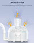Pawfly Mini Aquarium Sponge Filter, Small Fish Tank Internal Filter with Foam and Air Stone Submersible Bio Sponge Filte