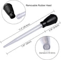 WEAVERBIRD Manual Fish Tank Water Changer Aquarium Dropper, 30ml Aquarium Clean Pipette Dropper, Fish Tank Cleaning Wast