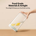 Ankou Dog Food Storage Container with 130ml Scoop – 4L/4.2qt Airtight Dog Food Container for Kibble & Treats, BPA-Free Cat Food Storage Container, Stackable Pop Lid Plastic Container with Lid