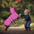 Waterproof Dog Raincoat - Adjustable Pet Rain Coats, Lightweight Hooded Slicker Poncho Rain Jacket for Small to X- Large