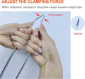 18.9 Inch Extra Long Tweezers for Aquarium, Stainless Steel Feeding Tongs