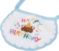 PTDECOR Cat Birthday Party Supplies, Blue Hat with Numbers Cat Bandana Pet Decorations for Kitten Birthday Outfits (Blue)