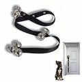 yayaboqu Dog Doorbell for Potty Training, Adjustable Length with 7 Extra Loud Bells, Black Nylon Strap with Metal Bells, 31-33 Inches