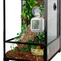 Reptile Thermometer and Humidity Gauge with Suction Cup
