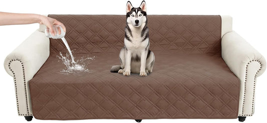 Waterproof 7 Layer Reversible Couch Covers for Dogs Bed Blanket