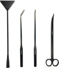Aquarium Tweezers, Capetsma Stainless Steel Aquarium Plant Tools Long Aquascaping Tools Scissors Spatula Aquatic Plants 