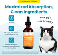 Paramount Pet Health Liquid Glucosamine Chondroitin MSM for Cats, Hip & Joint Support Supplement, Supports Mobility and Flexibility, Senior Cat Liquid Joint Supplement Drops for Daily Care, 2 oz