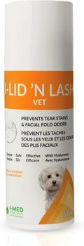 I-LID 'N LASH Vet Pump Dog Tear Stain Preventer, Hyaluronic Acid, 50 ml