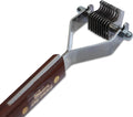 Mars Coat King Mini Dematting Undercoat Grooming Rake Stripper Tool and Detailing Body Work for Dogs and Cats, Stainless