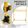 Halloscume 6 Pcs Dog Agility Training Jumps Hurdles