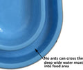 Ant Proof No Spill Cat Dog Pet Bowl 32 Oz Spill Proof Food Water Bowls Dish for Small to Medium Size Dogs Cats by With You6688