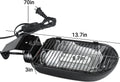Oiibo Bird Cage Light Fixture Combo Kit, AvianSun Lamp Hood with 2.4% UVB UVA 20W Compact Fluorescent Bulb for All Kinds Captive Birds