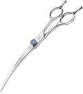 JASON Curved Dog Grooming Scissors - 7" Cats Trimming Shears Right Handed