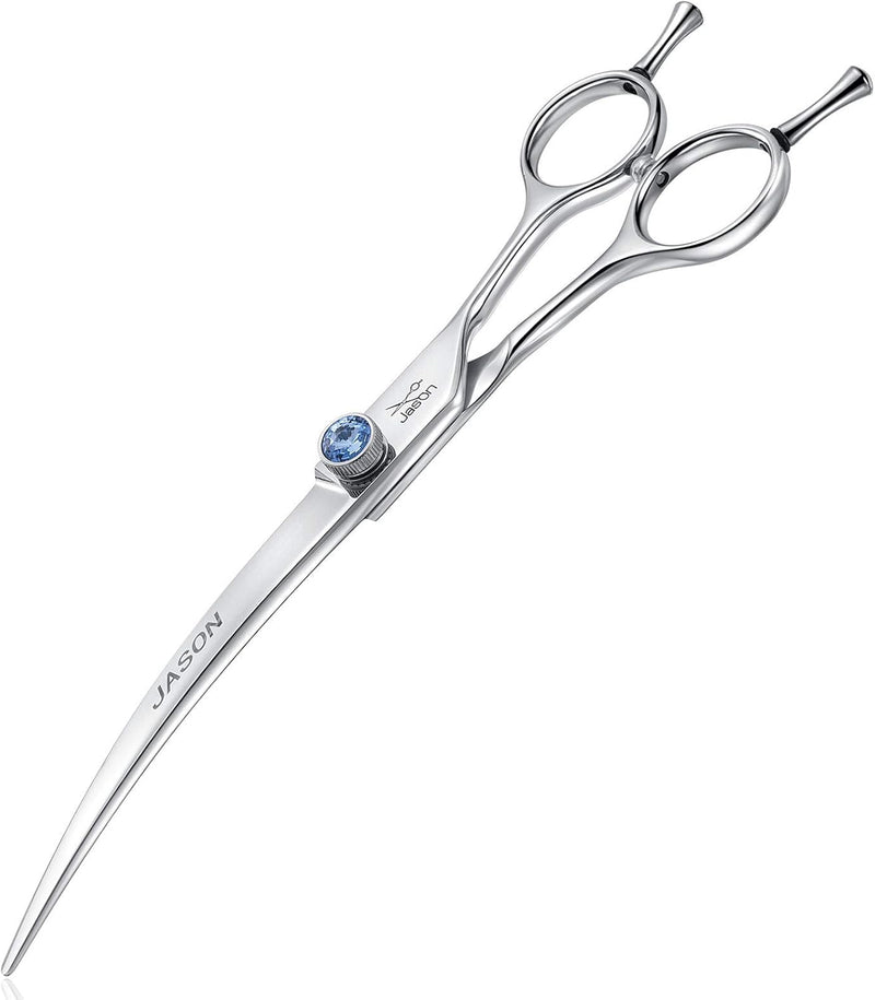 JASON Curved Dog Grooming Scissors - 7