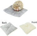 Hedgehog Bed Cave Nest Hideout, Hamster Guinea Pigs Small Animals Cage Supplies Warm House-Gray