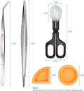 2Pcs Stainless Steel Feeding Tongs, Reptile Feeding Tweezers Long Handle Feeder Tools, Bug Feeding Clamp Cricket Tongs f