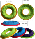 Dog Flying Disc, 9" Dog Flyer Toys for Medium/Large Dogs, Durable Nylon Fetch Toy for Easy Catch, Floats in Water & Safe