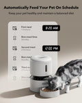 PETLIBRO Automatic Cat Feeder – 3L Programmable Pet Food Dispenser with Freshness Preservation, Timed Portion Control, V
