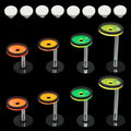 Live Coral Reef frag Rack，frag Plugs Holder for Coral，Fluorescent Acrylic Coral frag Bracket，This Set Contains 8 columna