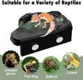Rock Reptile Climbing Platform, Magnetic Wall Mount Leopard Gecko Basking Platform, Detachable Lizard Resting Shelf for 
