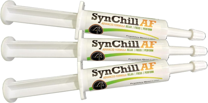 SynNutra Equine SynChill AF Horse Calming Supplement Gel, 3 Pack