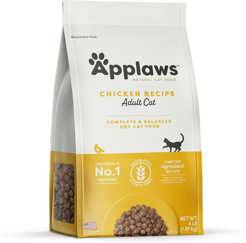 Applaws Complete Chicken Grain Free Dry Cat Food 4 lb Bag