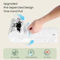 AWoHH 90 Pack Cat Litter Box Robot Model 5/4/3 Waste Bags, Tear-free, Transparent, Sensor-compatible, Automatic Litter Box Liners Bags, 9-11 Gallon Capacity