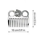 2PCS Horse Comb, Horse Mane and Tail Comb，Portable Aluminum Alloy Horse Comb