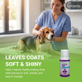 Vetoquinol Groom Aid Spray - Non-Greasy Grooming Spray for Cats & Dogs - Supports Silky Coat & Tangle-Free Fur - Quick Absorbing Fur Conditioner - Fresh Scent - 7.3 oz