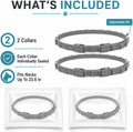 Craveit Flea and Tick Collar for Dogs, 2 Pack, Large Dogs Over 18 lbs