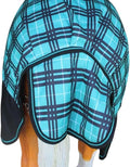 CHALLENGER 1200D Foal Winter Blanket Miniature Pony Donkey Bellyband Turquoise Rustic