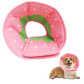 Soft Dog Cone Collar for Dogs After Surgery, Adjustable Dog Recovery Cone Collar for Medium Small Puppy Dogs and Cats to Stop Licking (Strawberry XL)